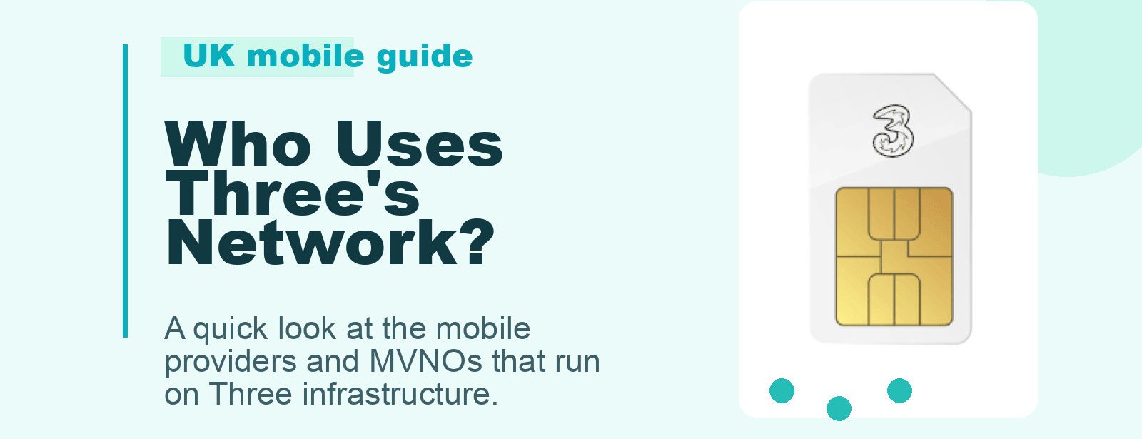 Which Networks Use Three? Honest Mobile, iD Mobile and Smarty Compared