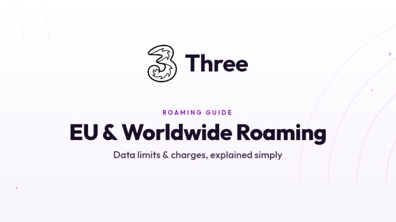 Three Roaming Explained: EU and Worldwide Charges 2026