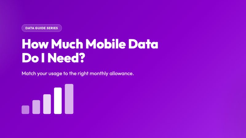 How Much Mobile Data Do I Need?