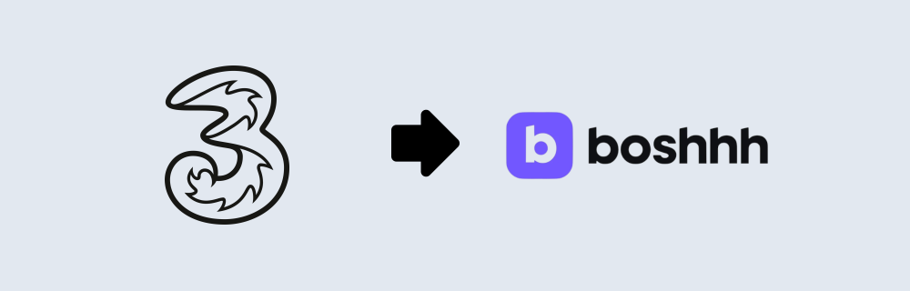 Switch from Three to Boshhh Mobile and keep your number using a PAC code