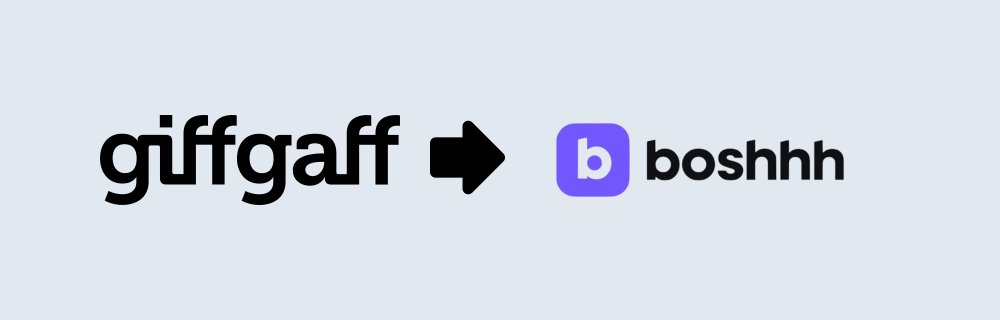 Switch from Giffgaff to Boshhh Mobile and keep your number using a PAC code
