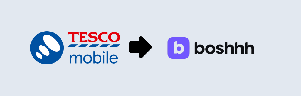 Switch from Tesco Mobile to Boshhh Mobile and keep your number using a PAC code