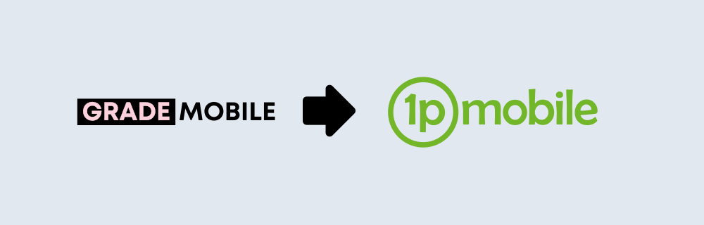 Switch from Grade Mobile to 1pMobile and keep your number using a PAC code