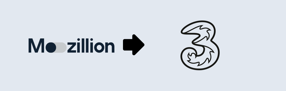 Switch from Mozillion to Three and keep your number using a PAC code