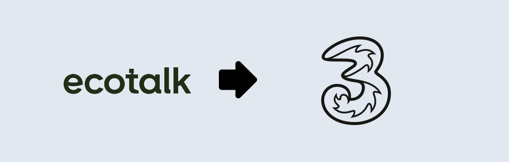 Switch from EcoTalk to Three and keep your number