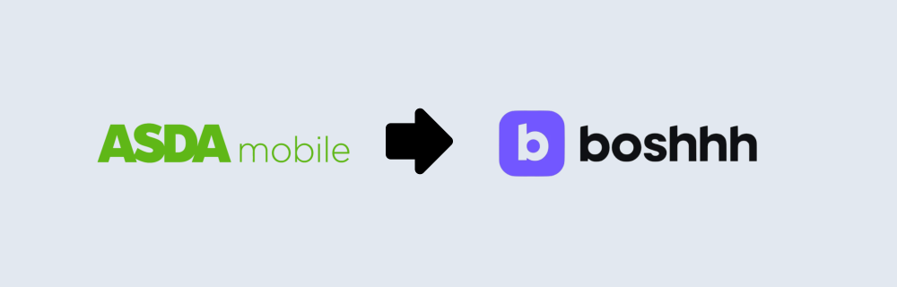 Switch from Asda Mobile to Boshhh Mobile and keep your number using a PAC code